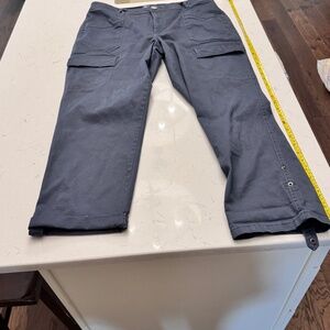 Democracy Cargo Pants Blue/grey Size 16